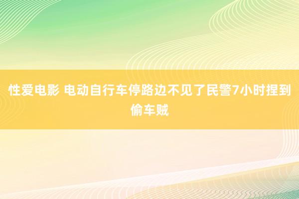 性爱电影 电动自行车停路边不见了民警7小时捏到偷车贼