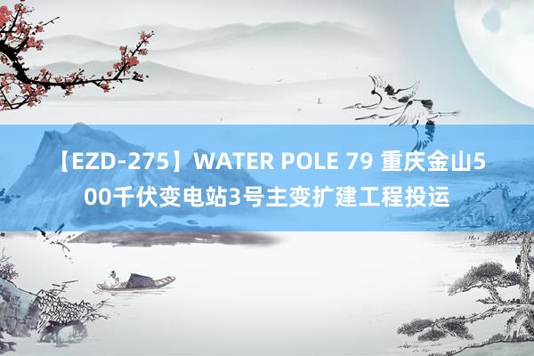 【EZD-275】WATER POLE 79 重庆金山500千伏变电站3号主变扩建工程投运