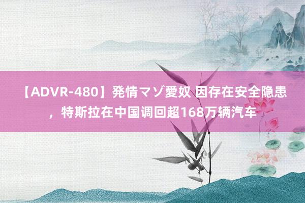 【ADVR-480】発情マゾ愛奴 因存在安全隐患，特斯拉在中国调回超168万辆汽车