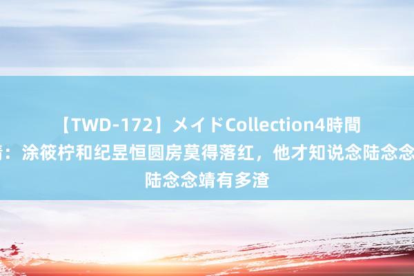 【TWD-172】メイドCollection4時間 私藏纵情：涂筱柠和纪昱恒圆房莫得落红，他才知说念陆念念靖有多渣