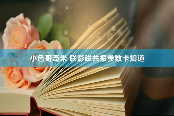 小色哥奇米 联影磁共振参数卡知道